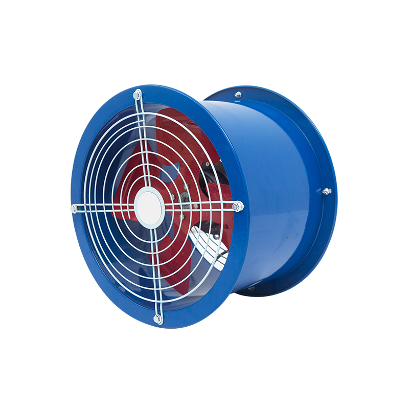 Ventola di flusso assiale condotto a basso rumore, ventola di scarico di ventilazione industriale a flusso assiale montato a parete