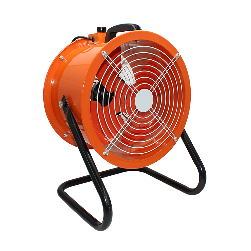 Ventola di flusso assiale a basso rumore a basso rumore con staffa, grande volume d'aria portatile potente ventola di flusso assiale al pavimento